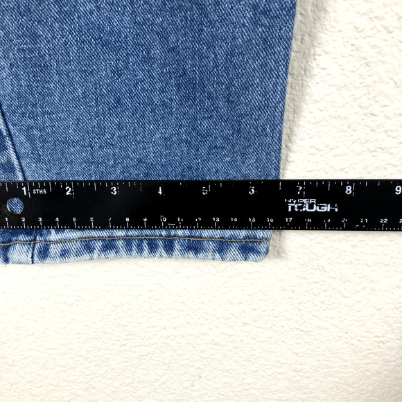 French Dressing Jeans Blue Embellish High Rise Straight Leg Butterfly Womens 8 - Picture 15 of 16